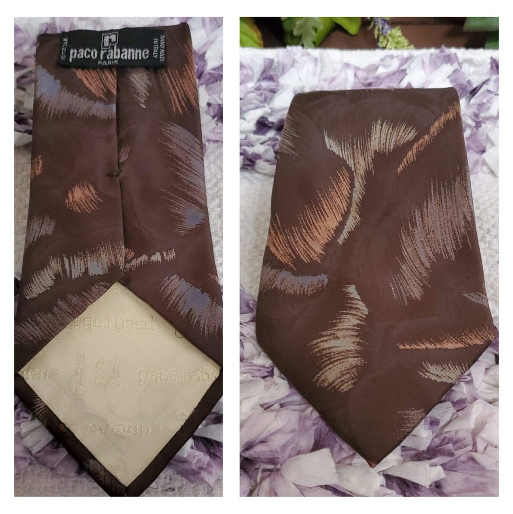 Vintage Paco Rabanne Paris Men's Tie